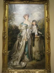 Retrato de Lady Warwick y su hijo